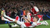 Arsenal return to Champions League with a bang