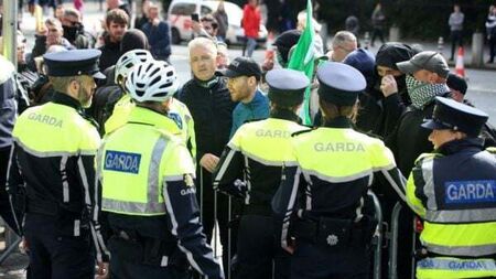 Gardaí considering using barriers 1.6km from Leinster House