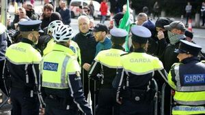 Gardaí considering using barriers 1.6km from Leinster House Gardaí considering using barriers 1.6km from Leinster House