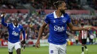 Dominic Calvert-Lewin on target in Everton’s victory at off-colour Brentford