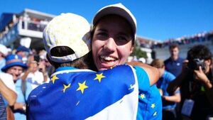 Europe retain Solheim Cup as Carlota Ciganda stars in dramatic draw with US Europe retain Solheim Cup as Carlota Ciganda stars in dramatic draw with US