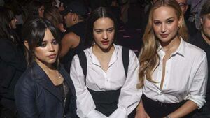 Jennifer Lawrence and Charlize Theron dazzle at feminist-themed Dior show