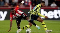 Reiss Nelson helps Arsenal edge past Brentford in Carabao Cup