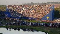 Ryder Cup under way with Europe’s ‘Team Angry’ keeping calm early on