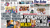 What the papers say: Monday's front pages