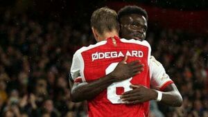 Martin Odegaard believes any team would miss injured Arsenal star Bukayo Saka Martin Odegaard believes any team would miss injured Arsenal star Bukayo Saka