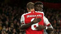 Martin Odegaard believes any team would miss injured Arsenal star Bukayo Saka