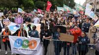 Young people march to demand Government action over ‘crisis’ facing students