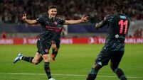 Julian Alvarez strike helps Manchester City overcome stubborn RB Leipzig