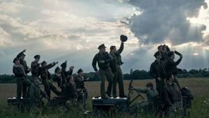Barry Keoghan dressed for battle in first images of war drama Masters Of The Air