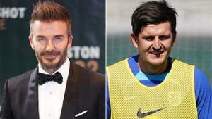 David Beckham’s support ‘meant everything’ to Harry Maguire in testing times