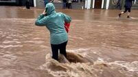Students at Kilkenny primary school had to be evacuated after river Nore burst its banks