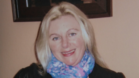 Funeral cortège of Tina Satchwell to pass her home