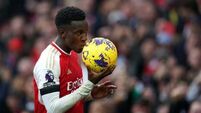 Eddie Nketiah hits hat-trick as five-star Arsenal sweep aside Sheffield United