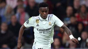 Real Madrid forward Vinicius Junior signs new contract until 2027