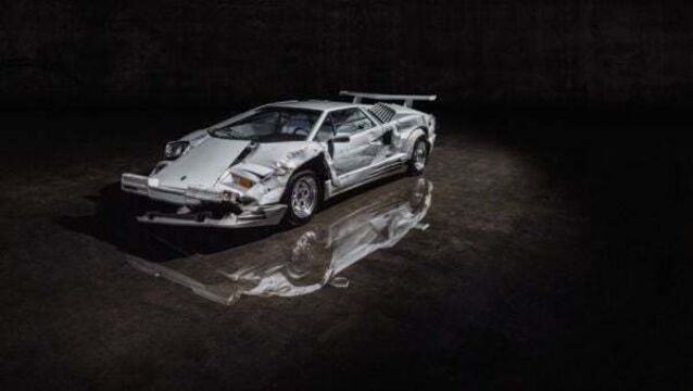 Damaged Lamborghini Countach from The Wolf of Wall Street heading to auction