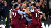 Carabao Cup: West Ham hammer Arsenal on Declan Rice’s return to reach quarter-finals