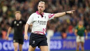 Rugby World Cup final referee Wayne Barnes announces retirement Rugby World Cup final referee Wayne Barnes announces retirement
