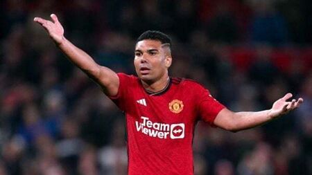 Man United midfielder Casemiro sidelined for ‘several weeks’ with hamstring injury