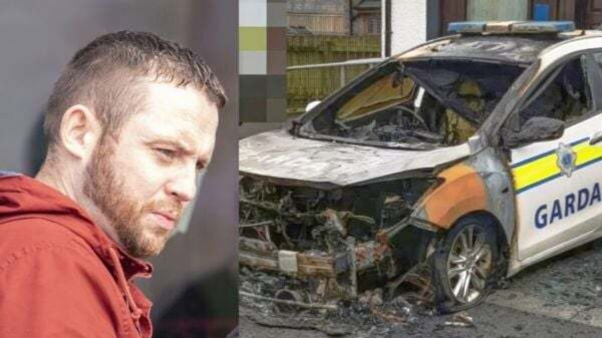 Man jailed for setting fire to patrol car outside garda station