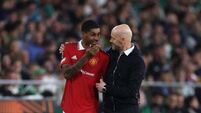 Erik ten Hag says Marcus Rashford going out after Man City defeat ‘unacceptable’