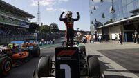 Max Verstappen triumphs at Brazilian GP after narrow escape for Daniel Ricciardo
