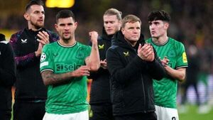 Eddie Howe knows Newcastle need two wins to keep Champions League hopes alive