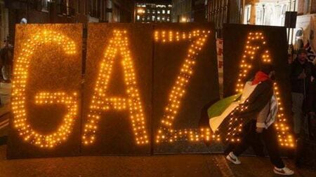 Protesters call for expulsion of Israeli ambassador in Dublin