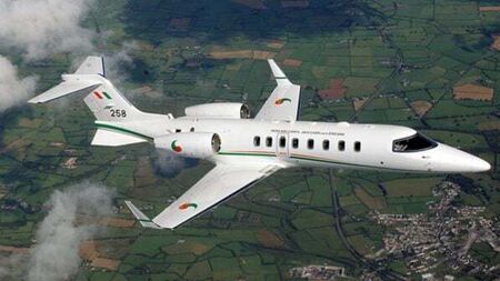 Government charter €7k per hour plane to take Martin to Middle East as Learjet breaks down