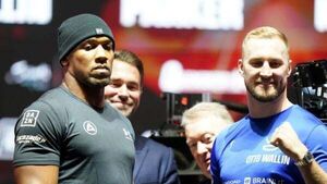 Anthony Joshua sees Otto Wallin as a stepping stone on his way to a title fight