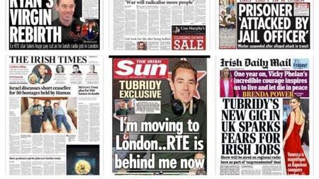 What the papers say: Friday's front pages
