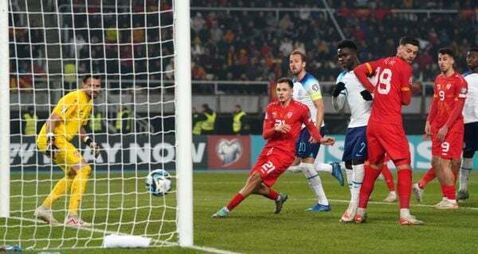 England bring qualifying campaign to lacklustre close with North Macedonia draw