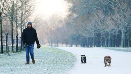 Yellow ice warning issued as temperatures set to drop below -3 overnight
