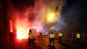 Three police officers injured ahead of Aston Villa match with Legia Warsaw