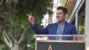 Zac Efron praises late co-star Matthew Perry in Hollywood Walk of Fame speech