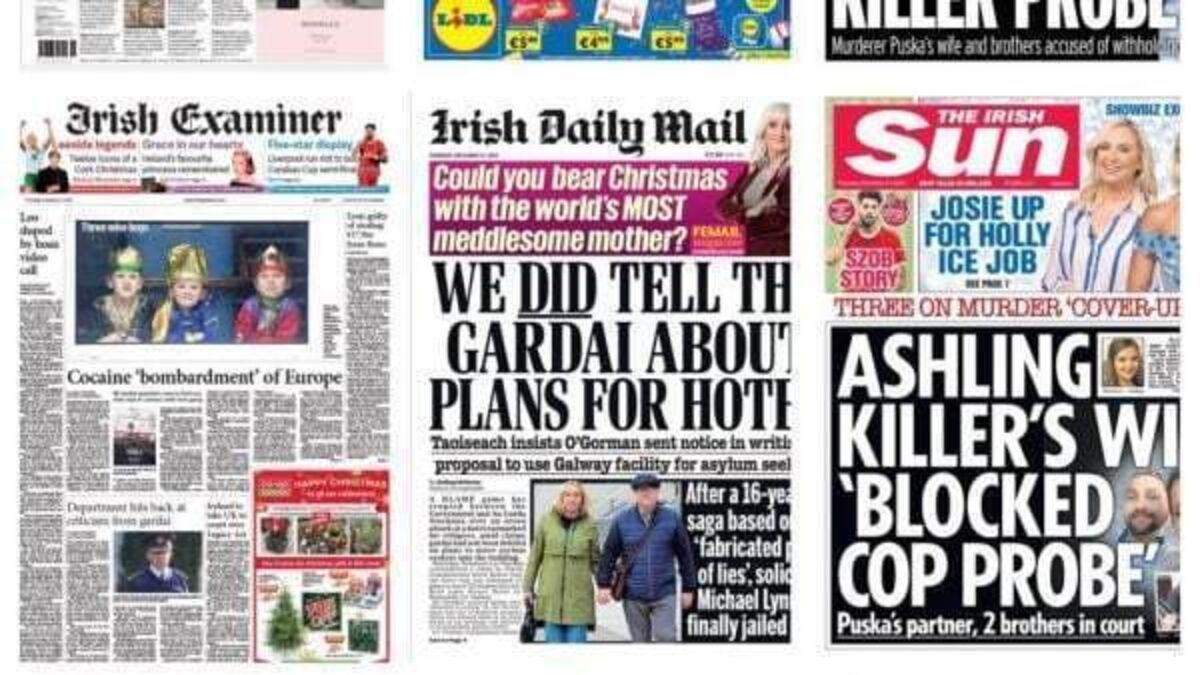 What the papers say: Thursday's front pages