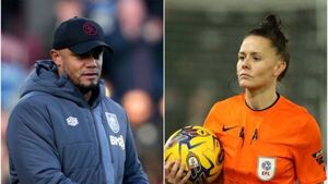 Burnley boss Vincent Kompany welcomes Rebecca Welch appointment for Fulham clash