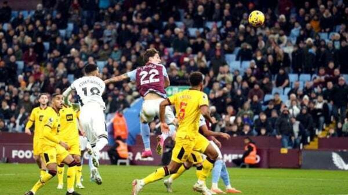 Aston Villa salvage Sheff Utd point after late drama but miss chance to go top