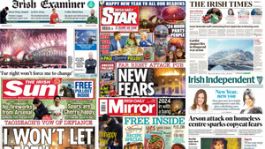 What the papers say: New Year's Day's front pages