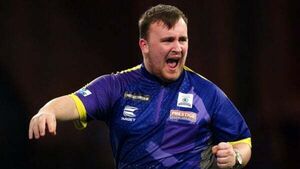 Teenager Luke Littler continues path to historic World Darts Championship glory