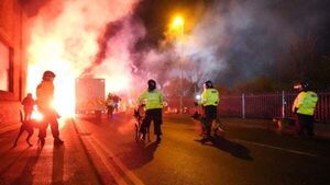 Charges dropped against 39 Legia Warsaw fans arrested after Villa Park disorder