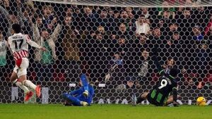 Joao Pedro at the double as Brighton made to battle for win at Stoke