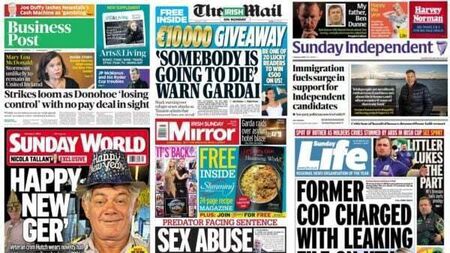 What the papers say: Sunday's front pages