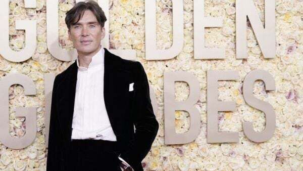 Golden Globe winner Cillian Murphy – the Irish star known for brooding roles