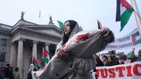 Thousands join pro-Palestinian march in central Dublin