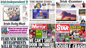 What the papers say: Monday's front pages What the papers say: Monday's front pages
