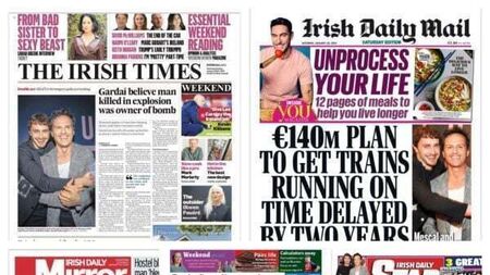 What the papers say: Saturday's front pages