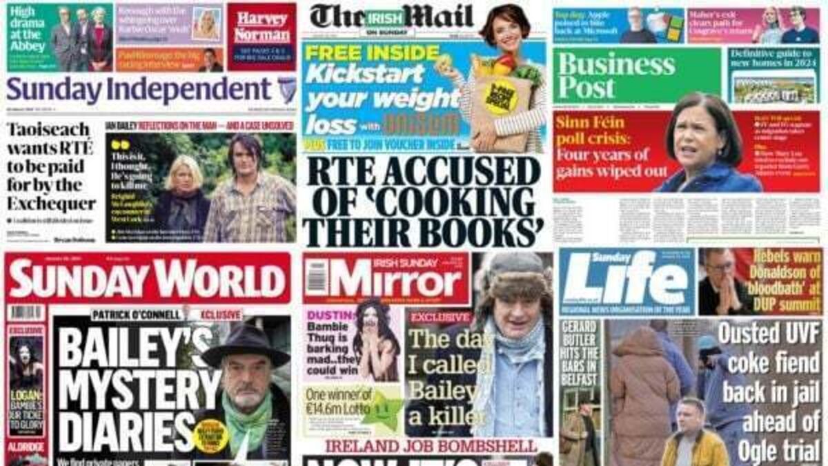 What the papers say: Sunday's front pages