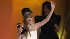 Taylor Swift makes Grammy history as female musicians sweep top gongs