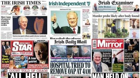 What the papers say: Wednesday's front pages